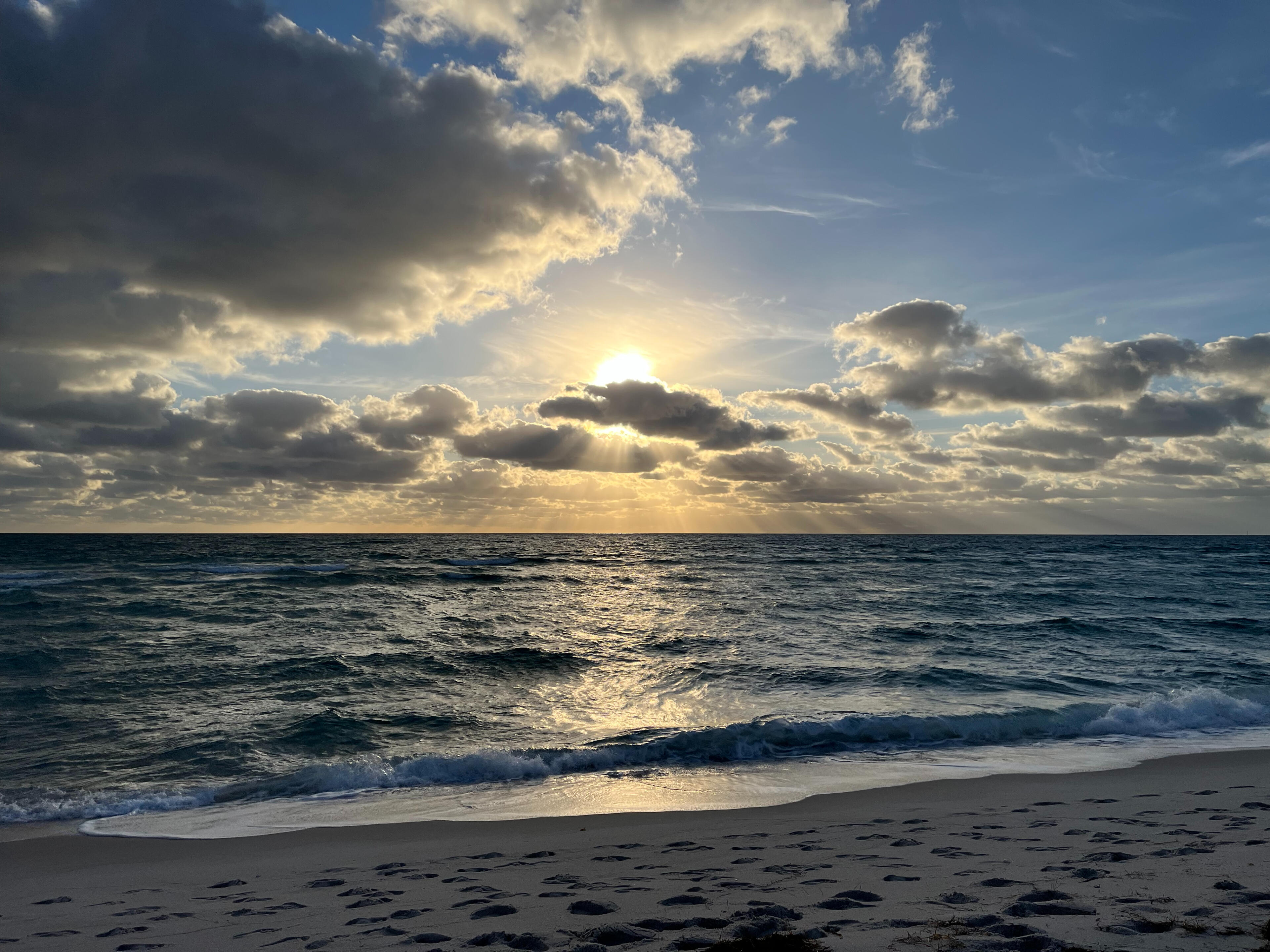 sunrise on the beach